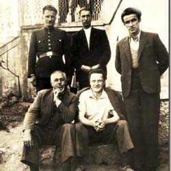 Muhasebeci Mehmet Ali, Nazim Hikmet, Orhan Kemal ve cezaevi gorevlileri - Samiye Yaltirim Albumu