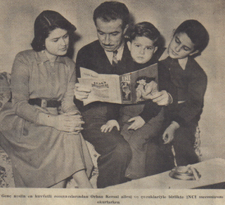 Oyku, Roman ve Senaryo Yazari Orhan Kemal Ailesiyle